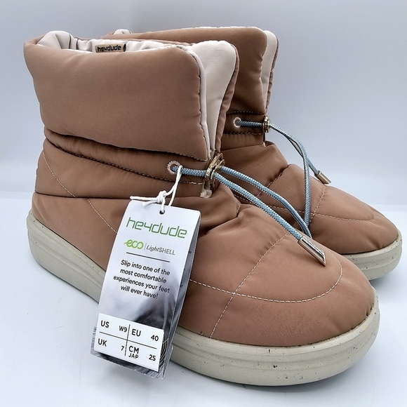 Hey Dude Eco LightShell SoftShell Boots in Antique Rose NWT - Picture 1 of 12